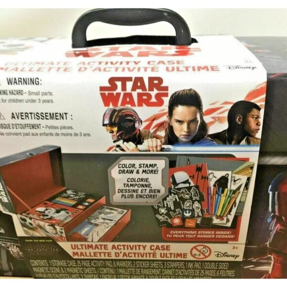 Star Wars Ultimate Activity Case Coloring Stamping Drawing Supplies 3+ Tara Toys - Picture 13 of 16